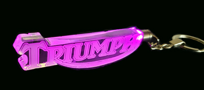 Engraved promotional keychains, Doug's Engraver's Den