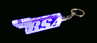 Engraved promotional keychains, Doug's Engraver's Den