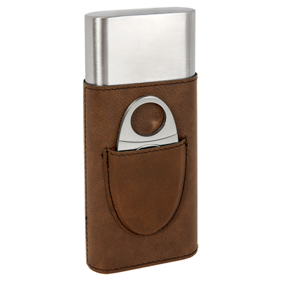 Custom engraved cigar cases, corporate gifts from Doug's Engraver's Den